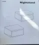 Нощно шкафче Vasagle , снимка 1