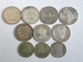 10 български ,сребърни,юбилейни монети, снимка 1
