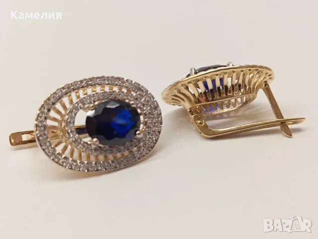 Златен комплект с брилианти. , снимка 9 - Бижутерийни комплекти - 55299602