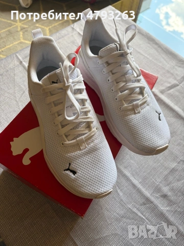 Нови бели маратонки Puma с мемори пяна