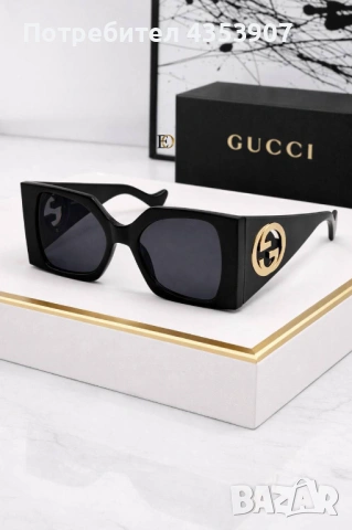  Gucci дамски очила, снимка 3 - Слънчеви и диоптрични очила - 53982548