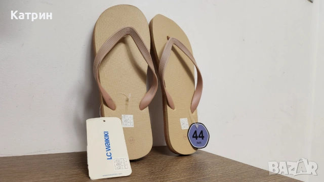 Мъжки джапанки LC Waikiki №44 | Нови | За плаж и ежедневие, снимка 6 - Джапанки - 54887860