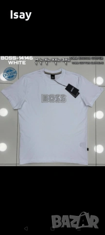 Мъжка тениска БОСС нов модел, снимка 2 - Тениски - 54321808