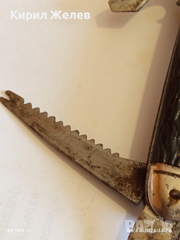 Винтидж джобно ножче Richardson Sheffield England за КОЛЕКЦИОНЕРИ 54478, снимка 4 - Други ценни предмети - 54108868