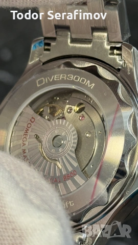 Мъжки часовник Omega Seamaster Diver 300M Black Dial, снимка 4 - Мъжки - 55266483