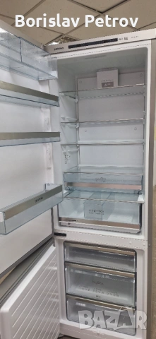 Хладилник с долен фризер Сименс А+++ 70см широк, снимка 3 - Хладилници - 54162601