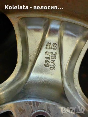 Джанти Opel 15 цола 5х112, снимка 4 - Гуми и джанти - 55244125