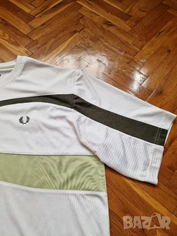Страхотна мъжка тениска FRED PERRY , размер 2XL , снимка 4 - Тениски - 55401828