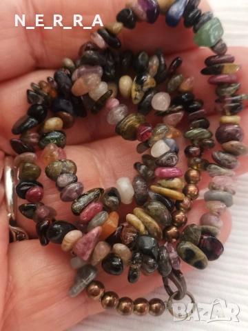 Гердан от естествен турмалин