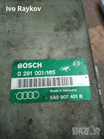 компютър, ECU  AUDI 80 1.9 TDI BOSCH, 0281001185, 8A0907401B, снимка 3 - Части - 55333771
