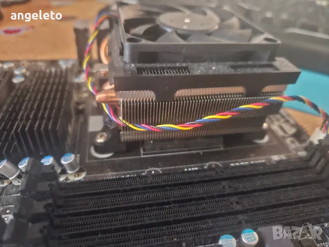 Дъно Asrock с процесор fx6300 и охлаждане, снимка 2 - Дънни платки - 55688017