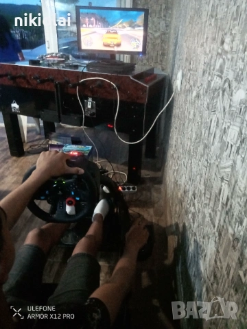 Симулатор на Logitech g 29 с Ps4 с монетник , снимка 10 - PlayStation конзоли - 42083718