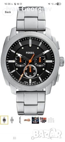 Нов часовник FOSSIL Machine FS6095, снимка 5 - Мъжки - 54410325