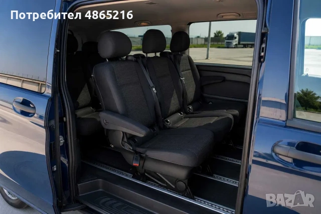 Mercedes Vito 2016 под наем | 8+1 места | Идеален за семейства и групови пътувания, снимка 3 - Транспорт под наем - 55013553
