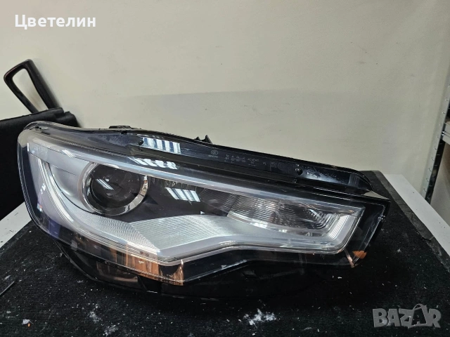 Десен фар за Audi A6 C7 Xenon desen far farove ауди а6 ц7, снимка 3 - Части - 54487721