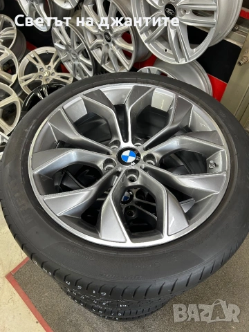 Джанти 19 цола 5x120 BMW F25 X3 F26 X4 Спорт Пакет с Гуми 245/45/19 и 275/40/19 Pirelli Original , снимка 7 - Гуми и джанти - 54429109