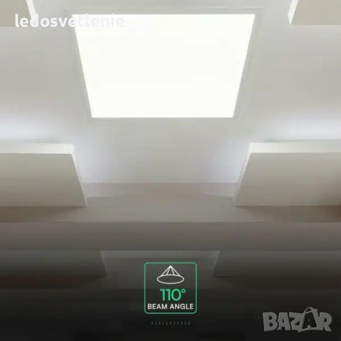 LED Панел 40W 4800lumen V-tac с CREE диоди и 6г гаранция 60×60см за скрит монтаж (за растер) в 4000к, снимка 8 - Лед осветление - 55055437
