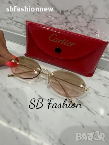 Cartier очила с лого светли, снимка 4 - Слънчеви и диоптрични очила - 55643600