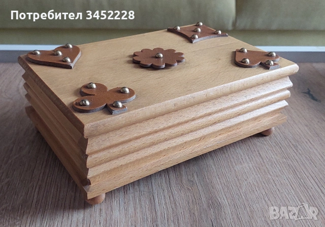 Кутия дървена за карти за ценители , снимка 3 - Декорация за дома - 54172099