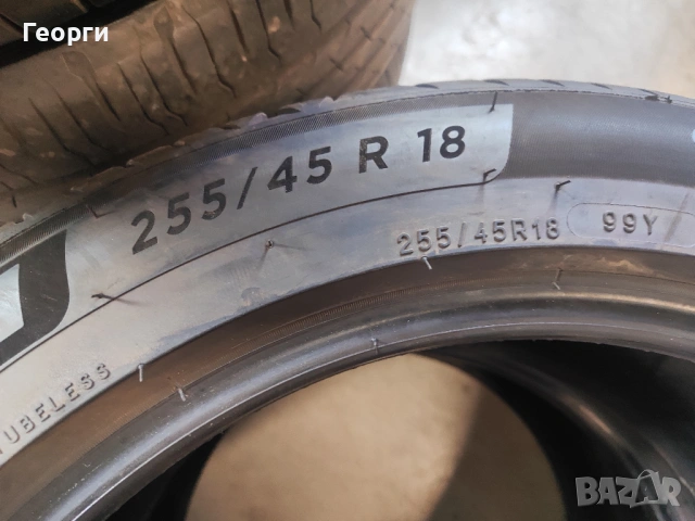 4бр.летни гуми 255/45/18 Michelin, снимка 4 - Гуми и джанти - 54448345