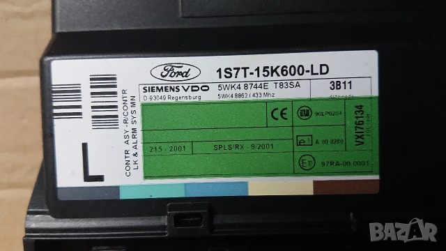 Комфорт модул - 1S7T-15K600-LD за форд фокус МК1 и форд мондео МК3. , снимка 2 - Части - 54803207