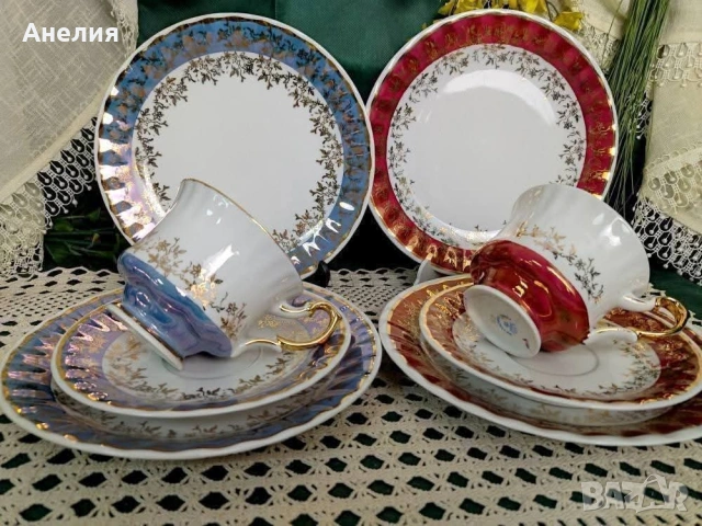 Fena porcelain от Зайчета тройни сетове красота , снимка 2 - Чаши - 54875393