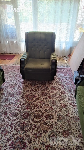 Мека мебел - тройка, двойка, кресло, табуретка, снимка 5 - Дивани и мека мебел - 54036046