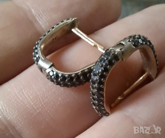 Сребърни обеци, снимка 7 - Обеци - 54177363