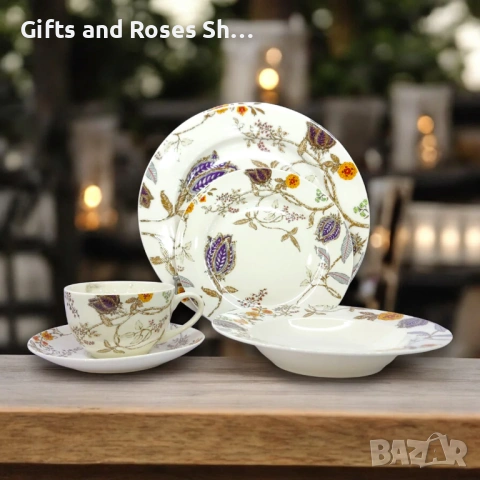 Красив порцеланов сервиз от 30 части