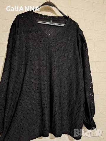 СТРАХОТНА ТУНИКА ЕФЕКТЕН МОДЕЛ 2XL-3XL, снимка 2 - Туники - 54496377