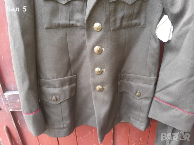 Военна соц униформа старшина БНА , НРБ. КАТО НОВА, снимка 4 - Антикварни и старинни предмети - 54081342
