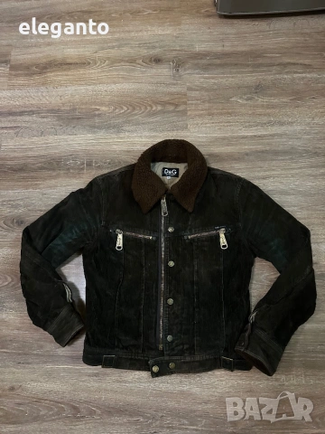 Оригинално мъжко Vintage 90'с яке D&G Dolce e Gabbana  Ribbed corduroy Jacket , L размер 