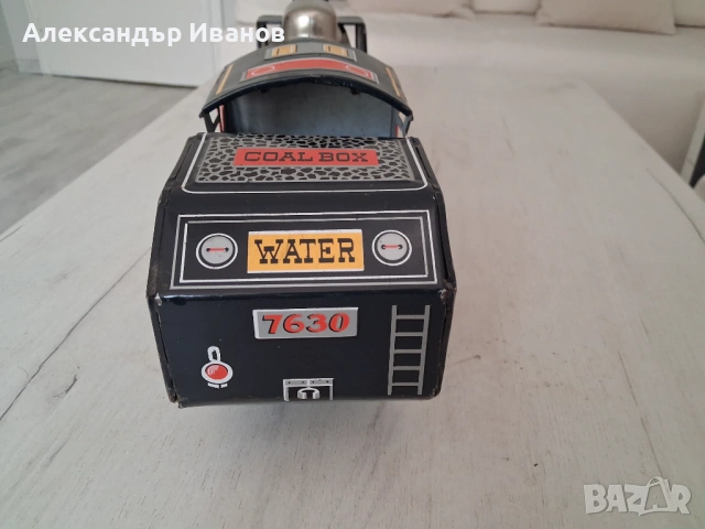 Японска,ламаринена играчка локомотив, снимка 10 - Колекции - 54806678