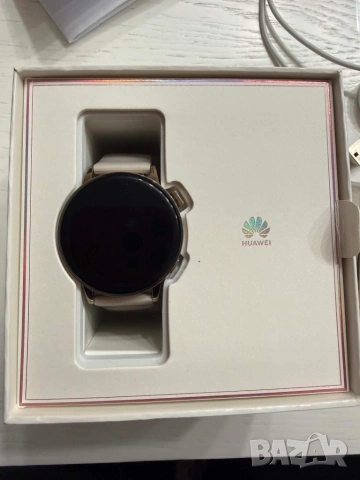Huawei Watch GT 3 42mm с оригинална кутия, зарядно и каишка, снимка 4 - Дамски - 55153629