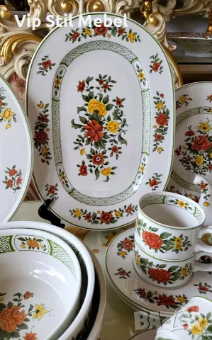 Огромен сервиз за хранене и кафе Villeroy & Boch Summer Day , снимка 8 - Сервизи - 55406618
