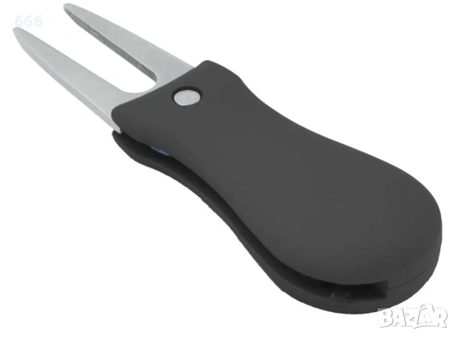 Инструмент за ремонт на голф ями с изскачащ бутон и магнитен маркер за топката, снимка 2 - Други - 54107951