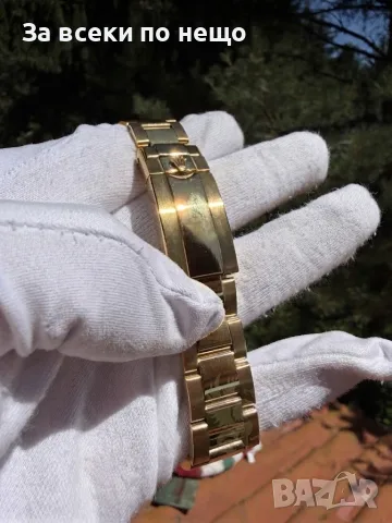 Rolex Daytona Gold Мъжки Часовник С Бял Циферблат Код Chronolux44, снимка 3 - Мъжки - 55645376