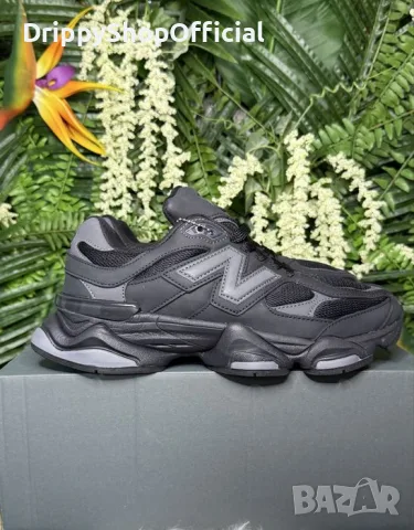 New Balance 9060 Triple Black (36-44 номер), снимка 3 - Маратонки - 55566962