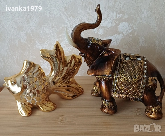 Сувенири слон, рибка, кутии за бижута, снимка 2 - Декорация за дома - 54899712