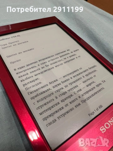 Четец Sony, снимка 8 - Електронни четци - 54625190