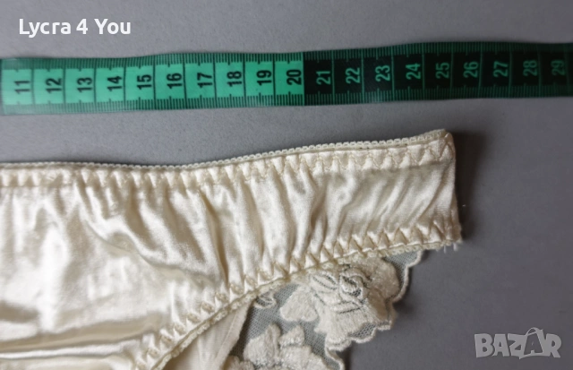 XS лъскава ретро прашка от еластичен сатен, снимка 5 - Бельо - 54010649