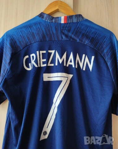 France / Griezmann #7 - мъжка футболна тениска на Франция, снимка 4 - Спортни дрехи, екипи - 54725046