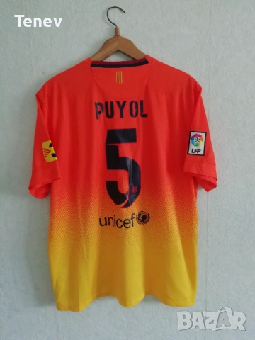 Barcelona Puyol Nike 2012/2013 оригинална тениска фланелка Барселона Карлес Пуйол