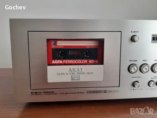 Триглав касетен дек Akai GX-C760D, снимка 2 - Декове - 55290697