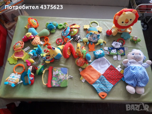 лот детски бебешки играчки количка легло кучето на Fisher Price