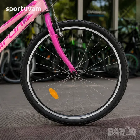 НОВ Планински Велосипед Marlin Calypso 24 Pink/Fuchsia - БЕЗПЛАТНА ДОСТАВКА, снимка 10 - Велосипеди - 55380244