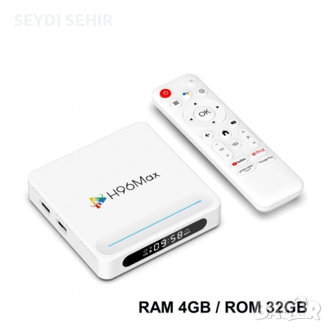 H96 Max H618 Plus Android 14.0 Allwinner H618 RAM-4GB, ROM-128GB HDR 8K Wifi6 Voice Assistant Media