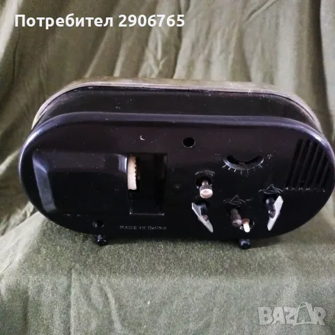 Часовник будилник работещ, снимка 5 - Антикварни и старинни предмети - 55478433