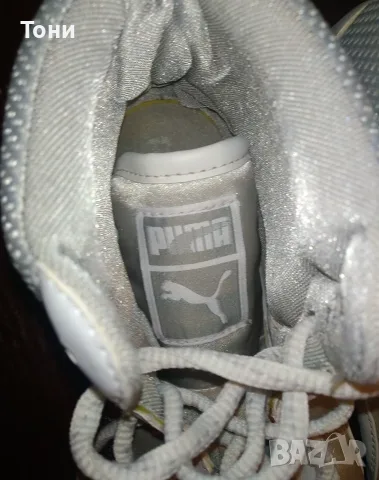 PUMA Оригинал Дамски Кожени Маратонки Запазени 39 , снимка 13 - Маратонки - 55495967