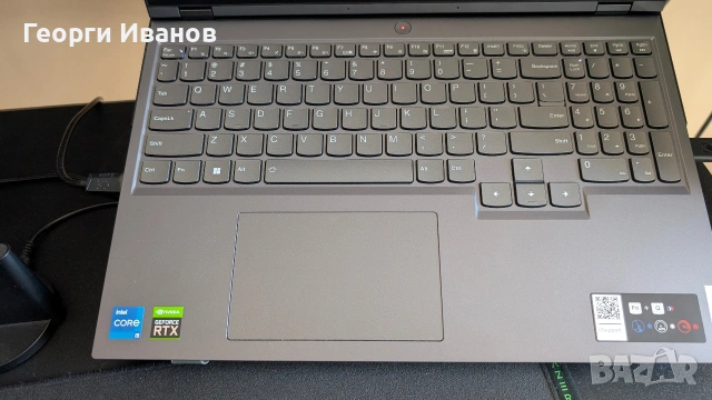 Lenovo Legion 5 pro i5 12500h RTX3060 6 GB  32 gb ddr5 + подарък раница, снимка 2 - Лаптопи за игри - 55198711